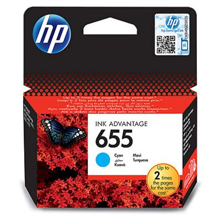 HP 655 (CZ110AE) Mavi Orjinal Kartuş