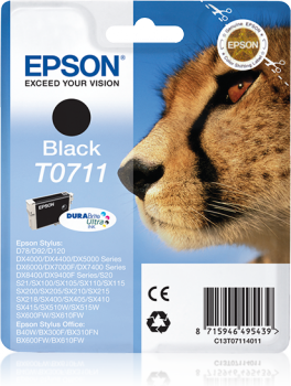 Epson T0711 Siyah Orjinal Kartuş